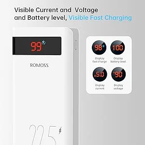 ROMOSS Sense 8PF 30000mAh Power Bank 22.5W Fast Charger for Sale in Pakistan