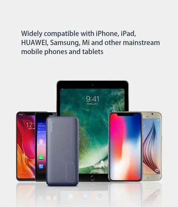 Romoss WSL10 Wireless Power Bank 10000mAh Two Way Quick Charge 18W for Sale in Pakistan