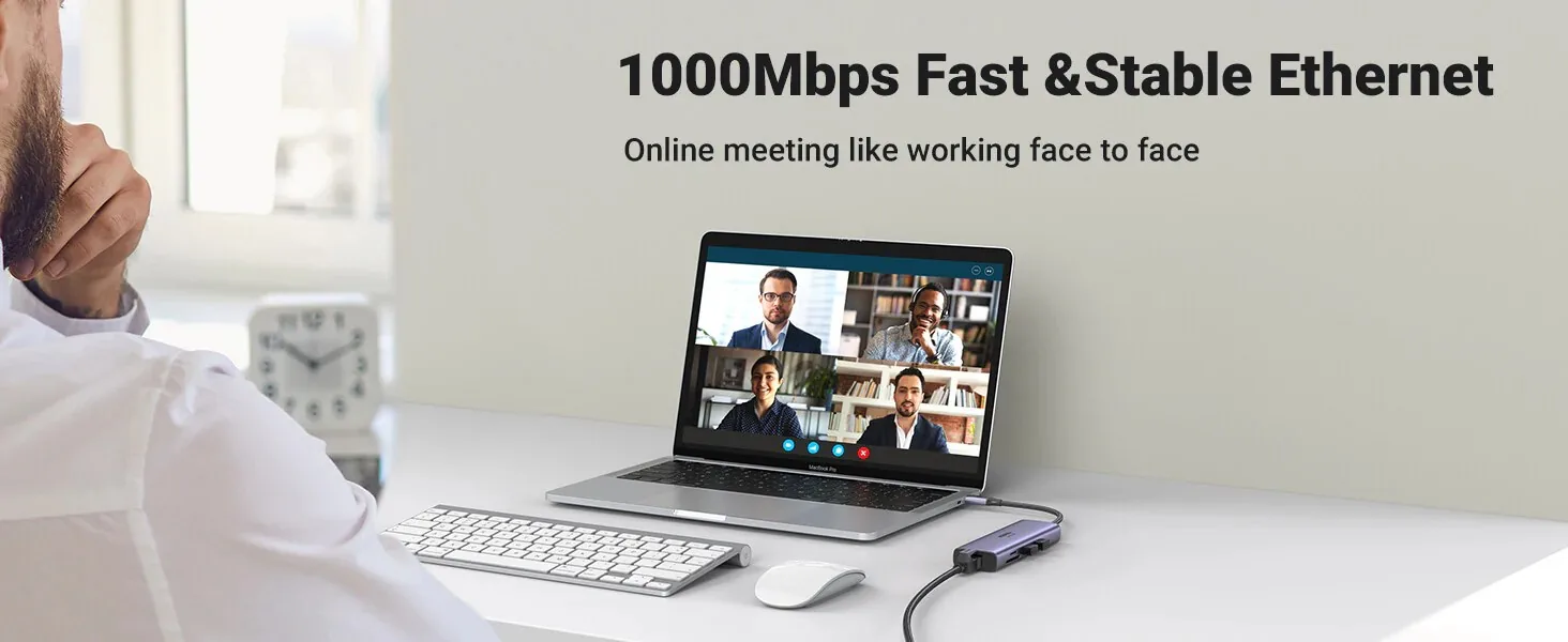 Ugreen 15852 Revodok 206 6-in-1 USB-C Hub (Dual HDMI, 8K@30Hz Single) for Sale in Pakistan