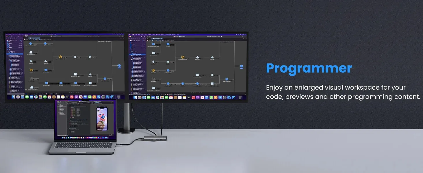 Ugreen 15852 Revodok 206 6-in-1 USB-C Hub (Dual HDMI, 8K@30Hz Single) for Sale in Pakistan