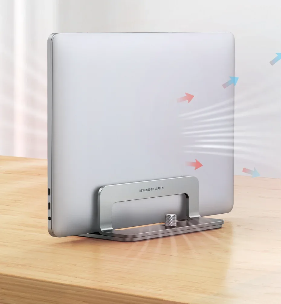 UGREEN 20471 Vertical MacBook Laptop Stand, Scratch Resistant & Aluminum Alloy. for Sale in Pakistan