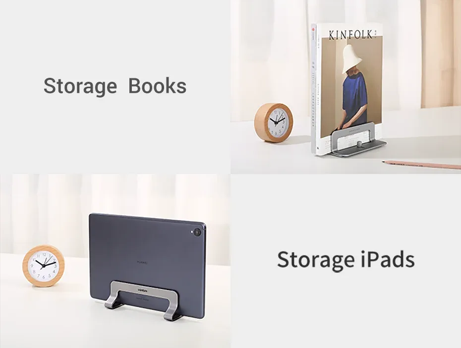 UGREEN 20471 Vertical MacBook Laptop Stand, Scratch Resistant & Aluminum Alloy. for Sale in Pakistan