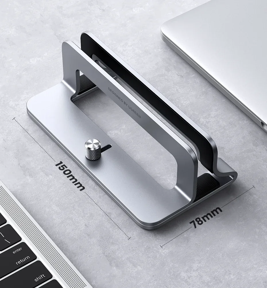 UGREEN 20471 Vertical MacBook Laptop Stand, Scratch Resistant & Aluminum Alloy. for Sale in Pakistan