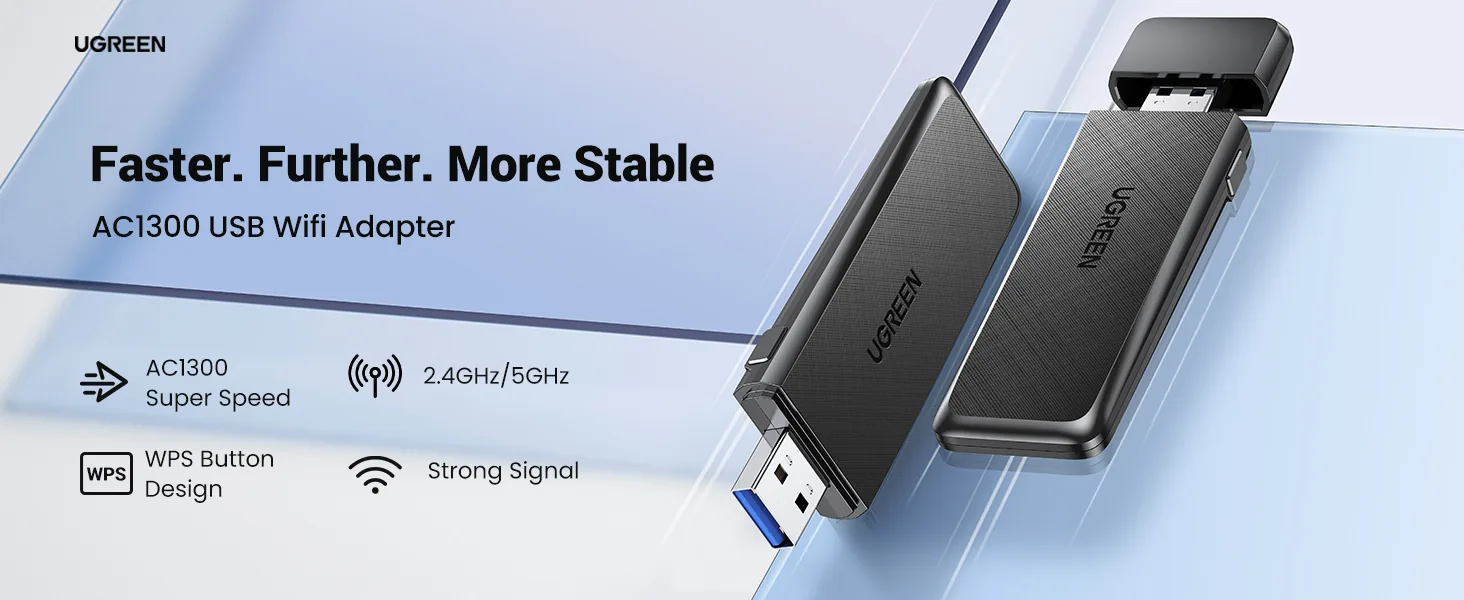 UGREEN 50340 AC1300 Wireless Network Adapter 50340 for Sale in Pakistan