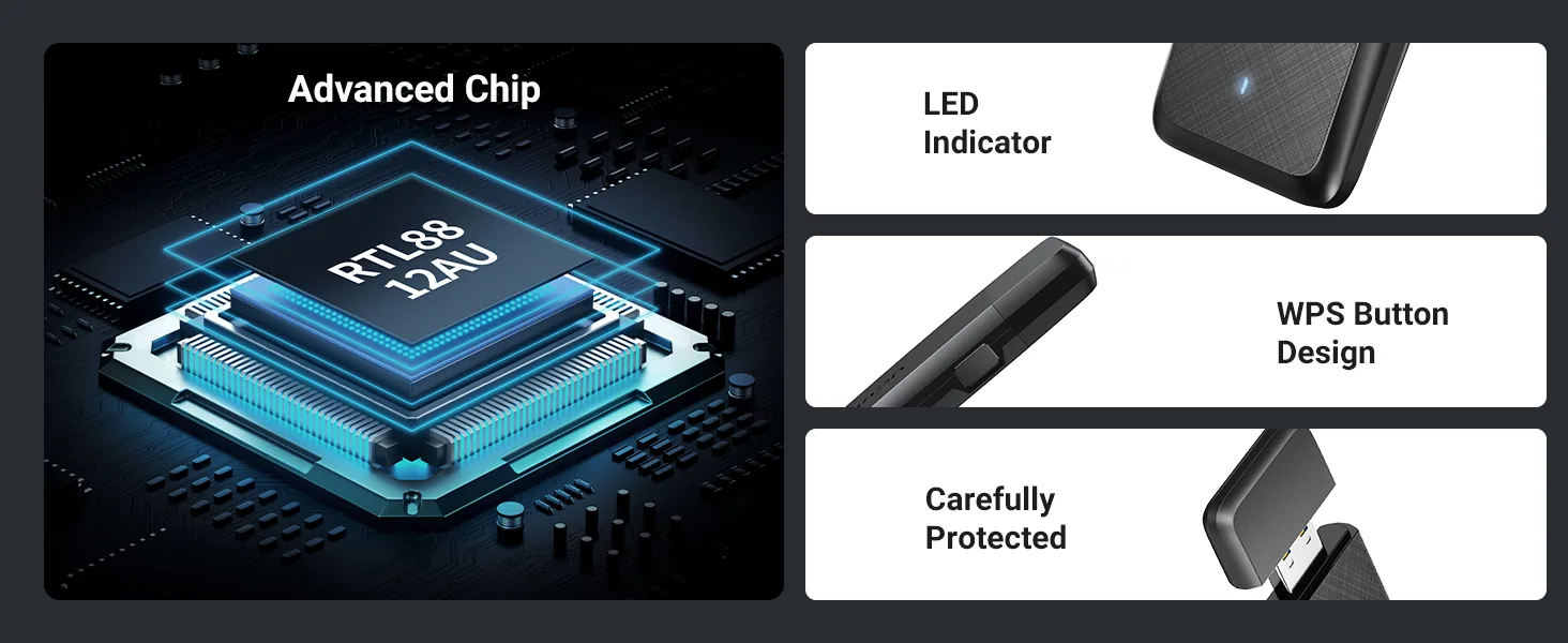 UGREEN 50340 AC1300 Wireless Network Adapter 50340 for Sale in Pakistan