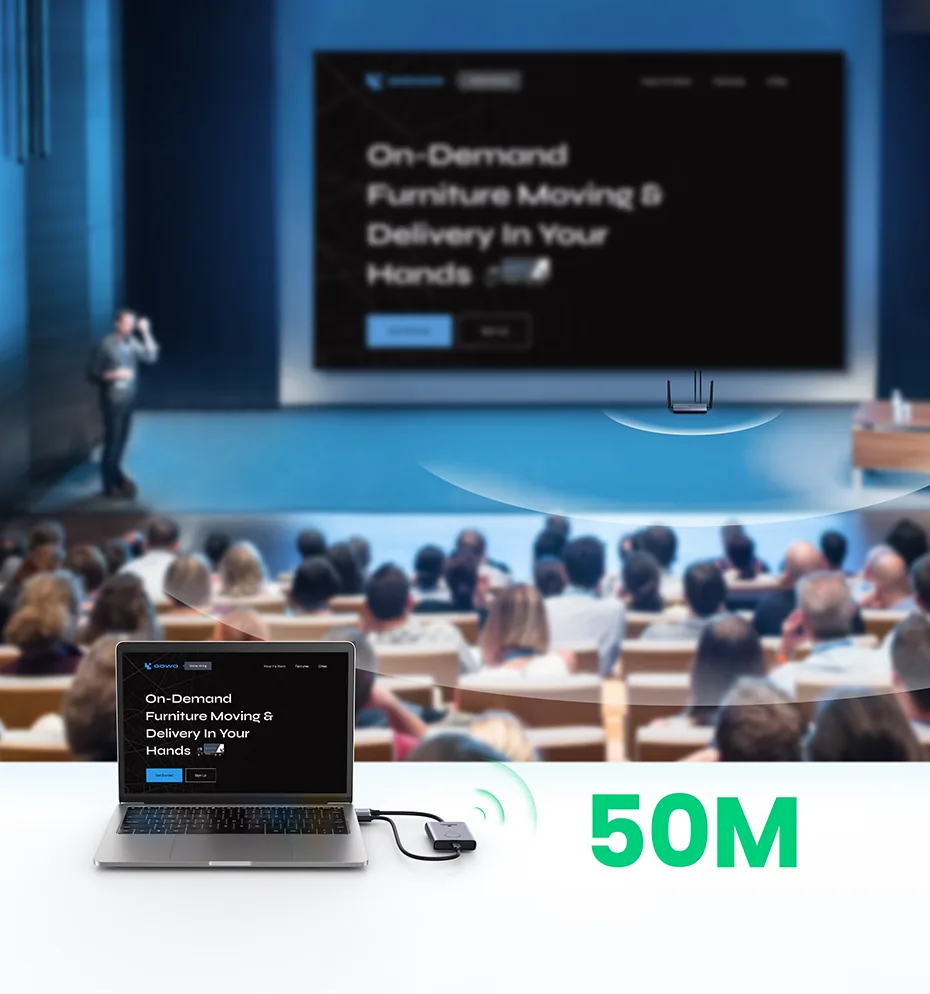 UGREEN 50633 Wireless HDMI Extender TX and RX 50 Meter Range for Sale in Pakistan