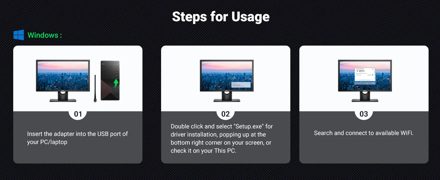 Ugreen AC650 Dual Band USB WiFi Adapter 90339 for Sale in Pakistan