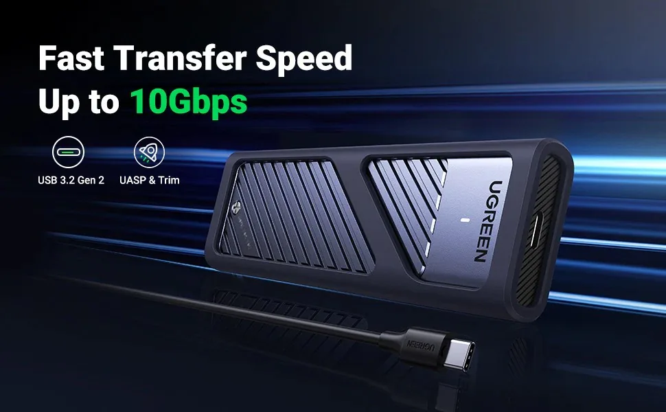 Ugreen M.2 NVMe SATA SSD Enclosure Adapter 15511 for Sale in Pakistan