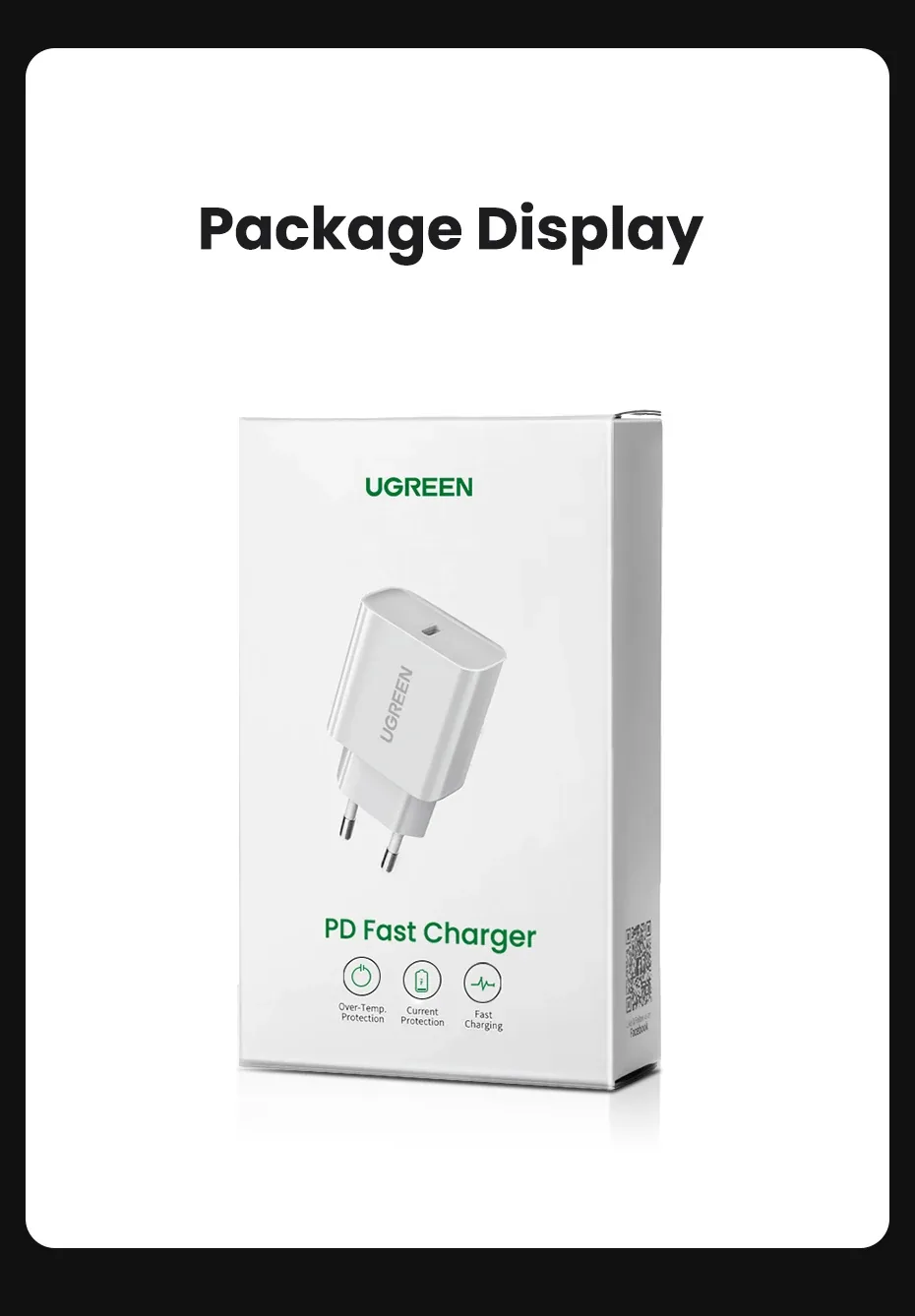 Ugreen PD 20W Fast Charger Set MFi-certified 50799 for Sale in Pakistan