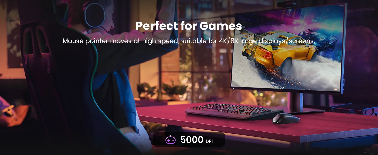 UGREEN Wireless Mouse Rechargeable Bluetooth 2.4G 90539 for Sale in Pakistan