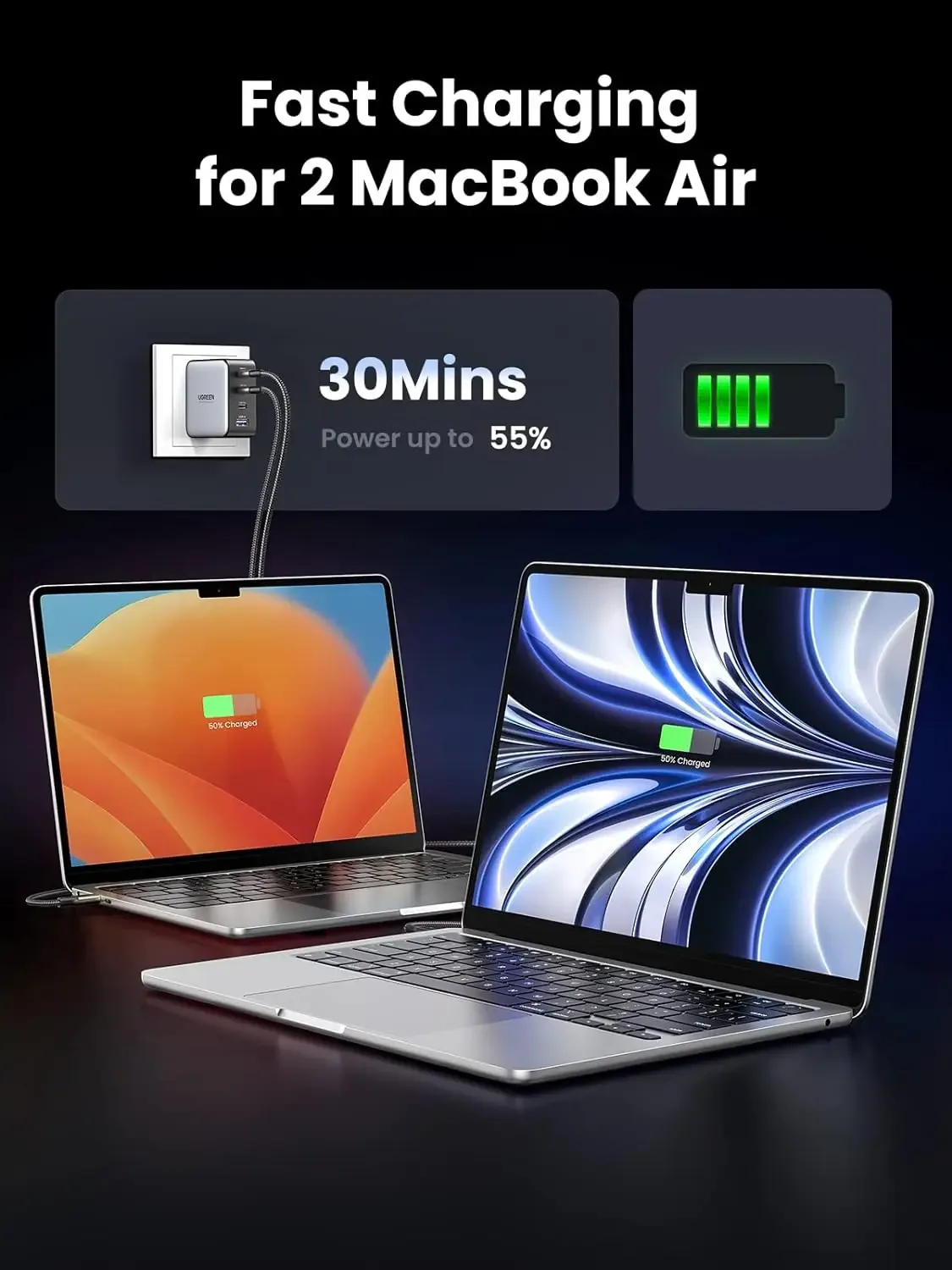 Ugreen X564 100W Fast Charger 4-Port -10375 for Sale in Pakistan