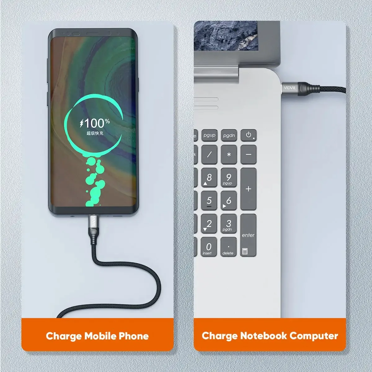 VIDVIE CB4012 Type-C to Type-C Cable for Sale in Pakistan