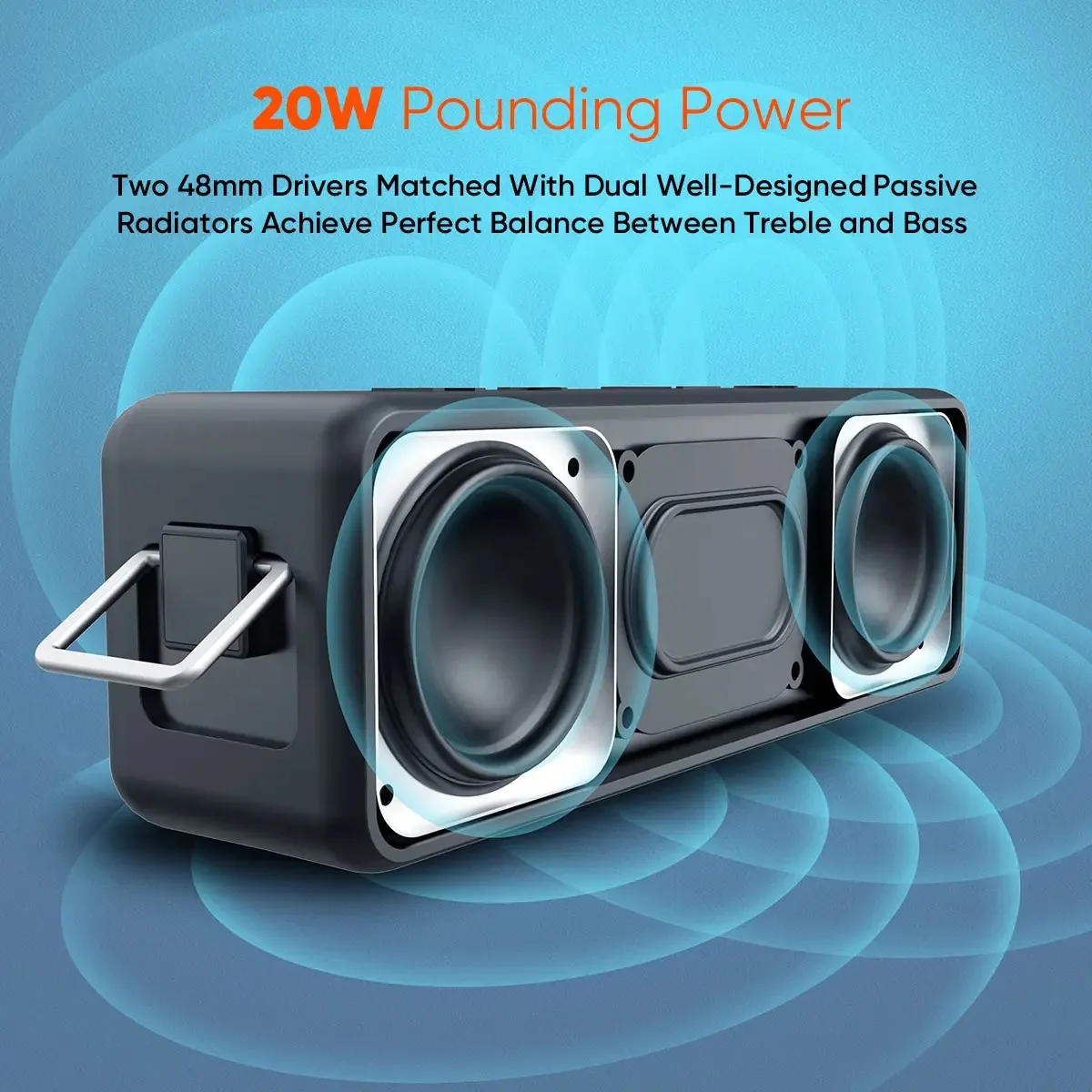 VIDVIE Portable Waterproof Bluetooth Speaker SP914 for Sale in Pakistan