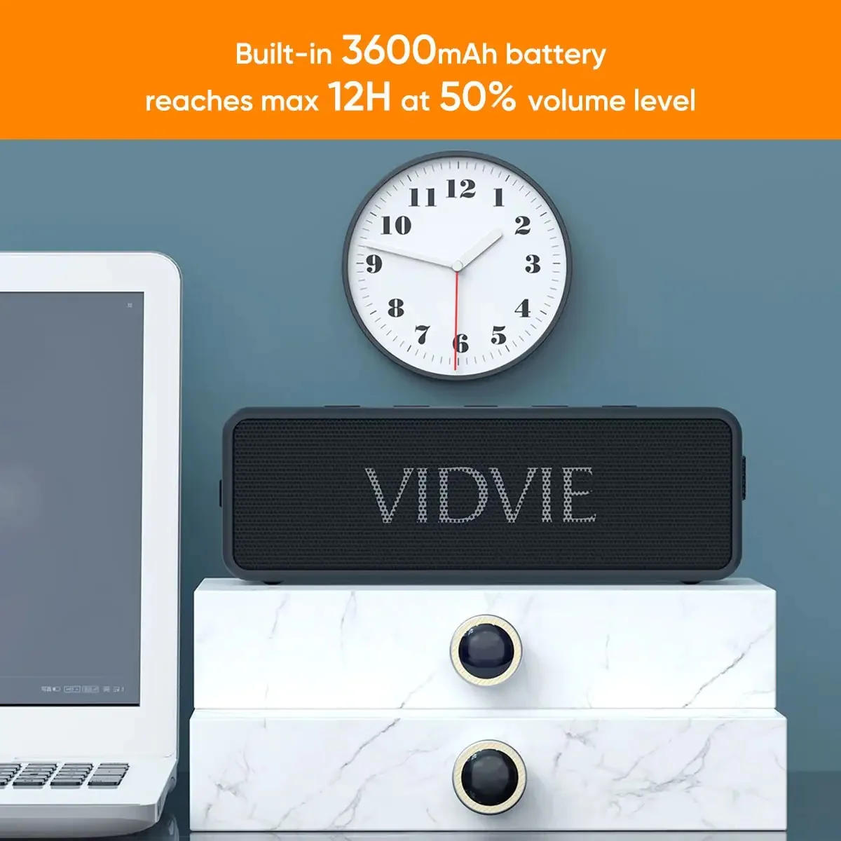 VIDVIE Portable Waterproof Bluetooth Speaker SP914 for Sale in Pakistan
