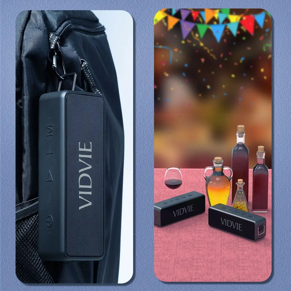 VIDVIE Portable Waterproof Bluetooth Speaker SP914 for Sale in Pakistan