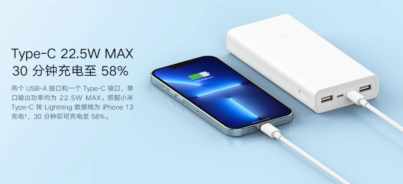 Xiaomi 20000mAh 22.5W Power Bank for Sale in Pakistan