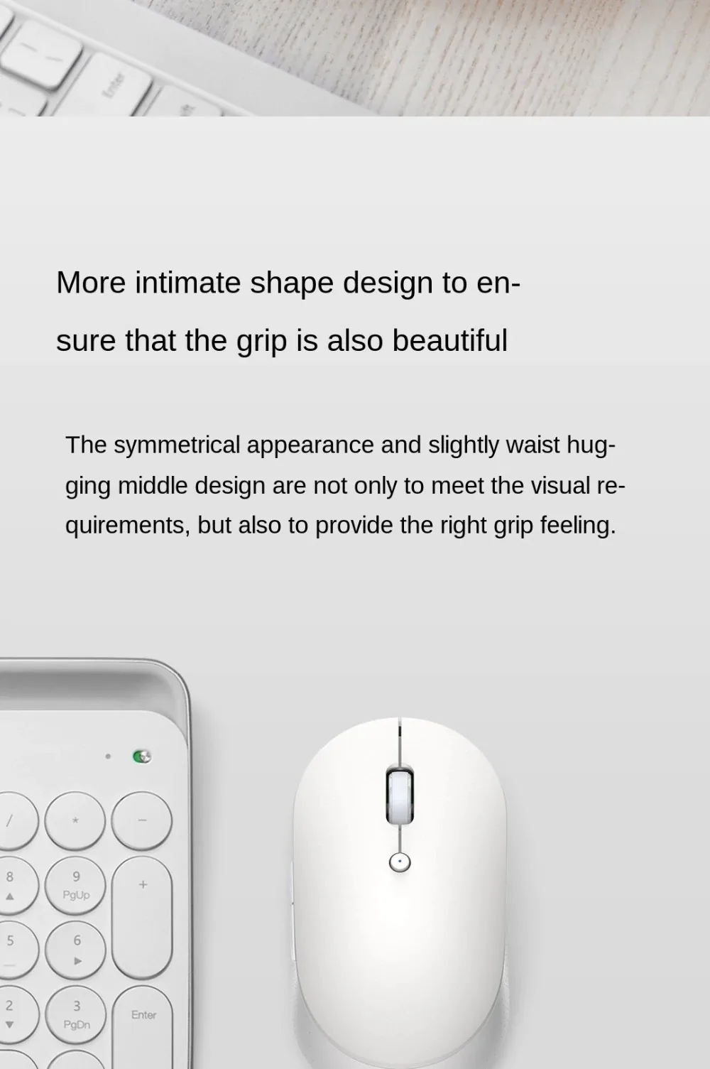 Xiaomi Dual Mode 1300DPI 2.4Ghz Wireless & Bluetooth Mouse for Sale in Pakistan