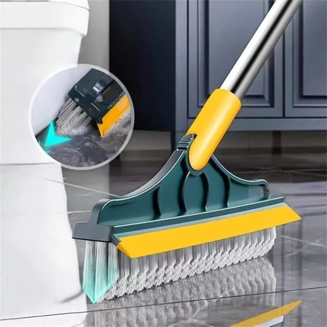 2 in 1 Floor Cleaning Scrub Brush for Bathroom Kitchen V-Shape Stiff Bristle Silicone Scraper Tile Brush Cleaning Tools , 2 in 1 Floor Cleaning Scrub Brush for Bathroom Kitchen V-Shape Stiff Bristle Silicone Scraper Tile Brush Cleaning Tools for sale , 2 
