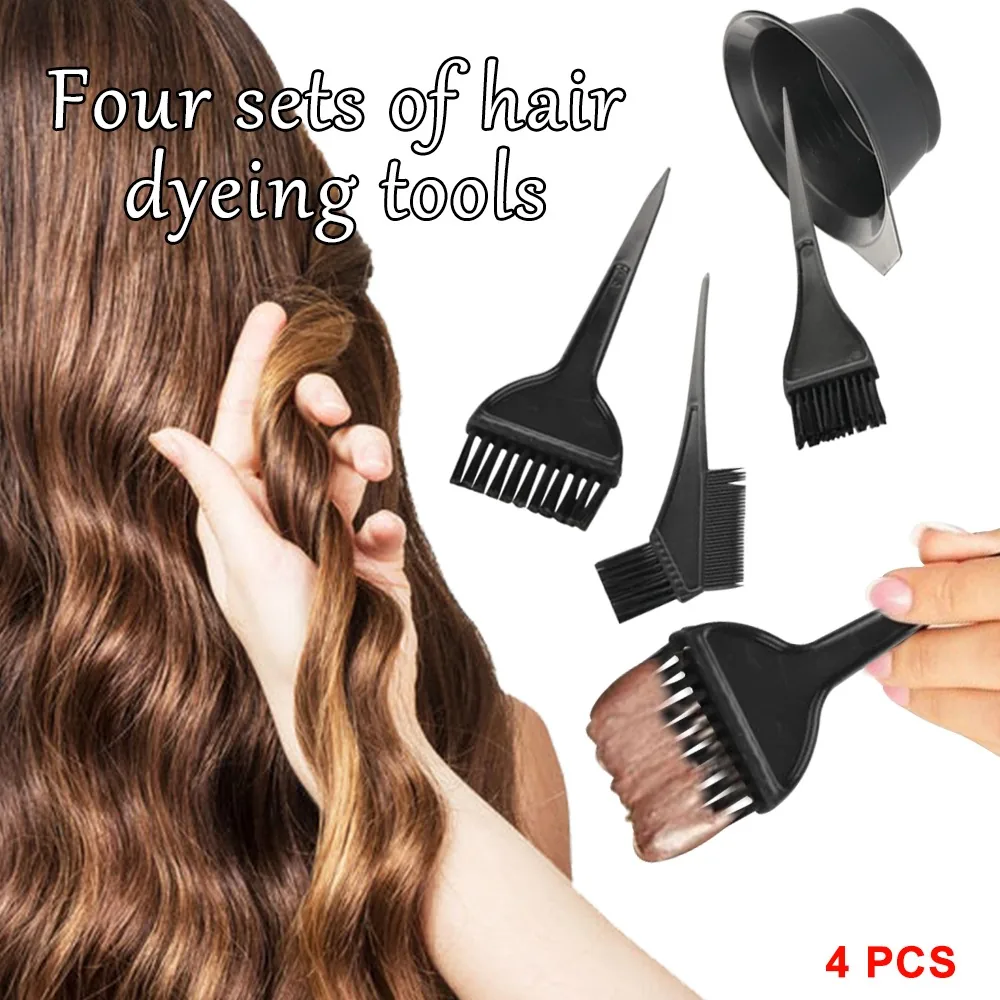 4pc set Hair Dye Colouring Bleach Bowl Comb Brushes Tint Tool Set Hairdressing Salon , 4pc set Hair Dye Colouring Bleach Bowl Comb Brushes Tint Tool Set Hairdressing Salon for sale , 4pc set Hair Dye Colouring Bleach Bowl Comb Brushes Tint Tool Set Hairdr