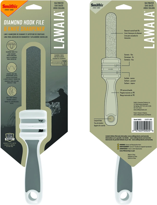 Smith's Diamond Hook File & Knife Sharpener 50925, Smith's Diamond Hook File & Knife Sharpener 50925 for Sale, Smith's Diamond Hook File & Knife Sharpener 50925