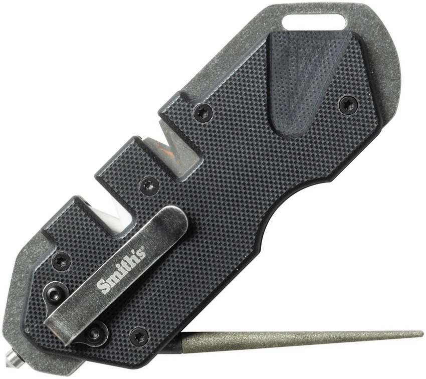 Smith's Sharpeners PP1 Tactical Sharpener - Black G-10 + Stainless Steel, Smith's Sharpeners PP1 Tactical Sharpener - Black G-10 + Stainless Steel for Sale, Smith's Sharpeners PP1 Tactical Sharpener - Black G-10 + Stainless Steel