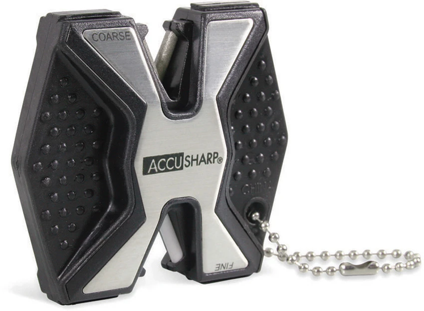 AccuSharp Diamond 2-Step Knife Sharpener Gray (Coarse & Fine), AccuSharp Diamond 2-Step Knife Sharpener Gray (Coarse & Fine) for Sale, AccuSharp Diamond 2-Step Knife Sharpener Gray (Coarse & Fine)