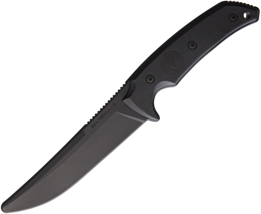 Bastinelli PY Fixed Blade Trainer Knife (5.1" Black), Bastinelli PY Fixed Blade Trainer Knife (5.1" Black) for Sale, Bastinelli PY Fixed Blade Trainer Knife (5.1" Black)
