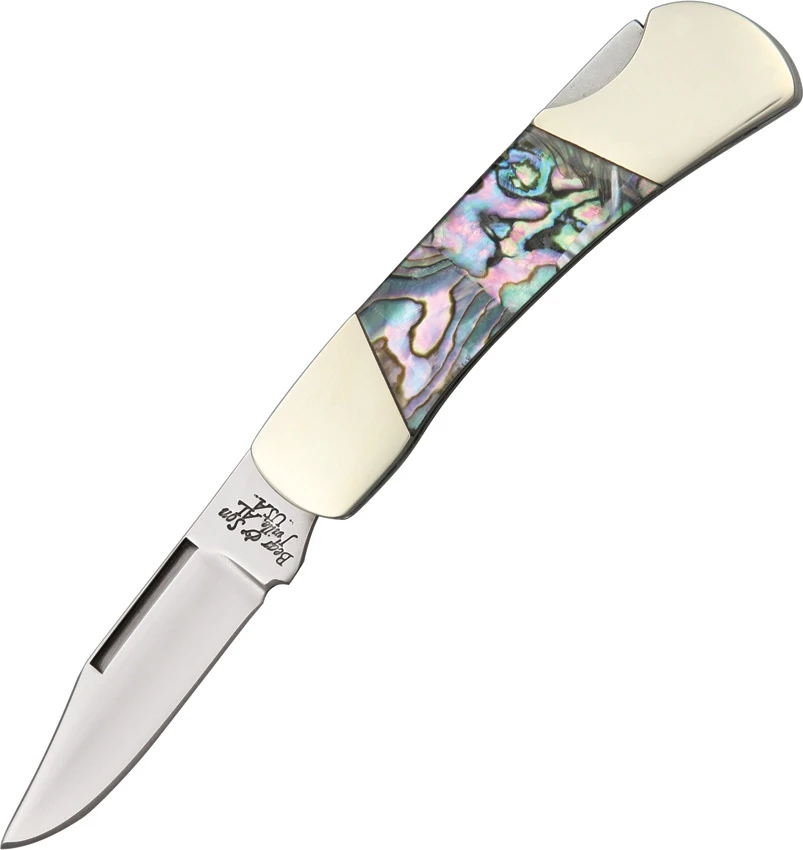 Bear & Son Cutlery Executive Lockback 3" Genuine Abalone AB26, Bear & Son Cutlery Executive Lockback 3" Genuine Abalone AB26 for Sale, Bear & Son Cutlery Executive Lockback 3" Genuine Abalone AB26