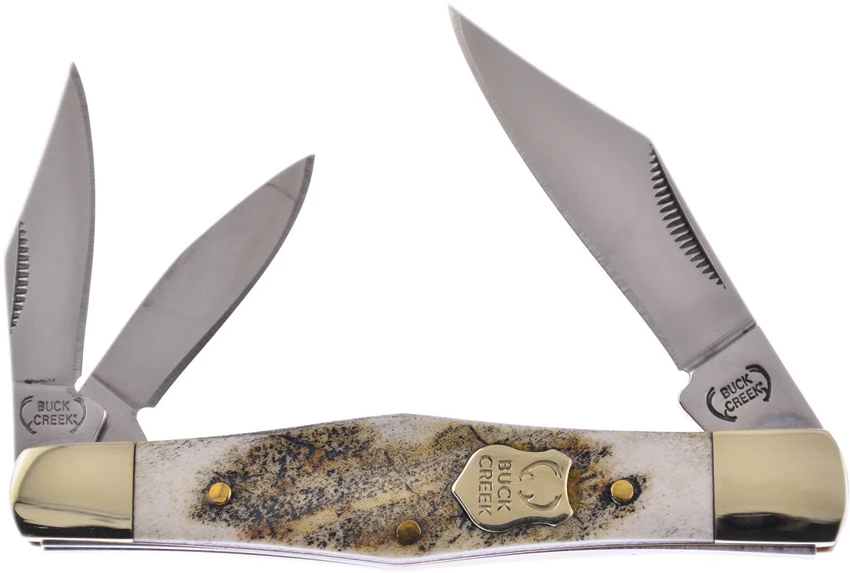 Buck Creek Whittler Pocket Knife 3.5" Deer Stag, Buck Creek Whittler Pocket Knife 3.5" Deer Stag for Sale, Buck Creek Whittler Pocket Knife 3.5" Deer Stag