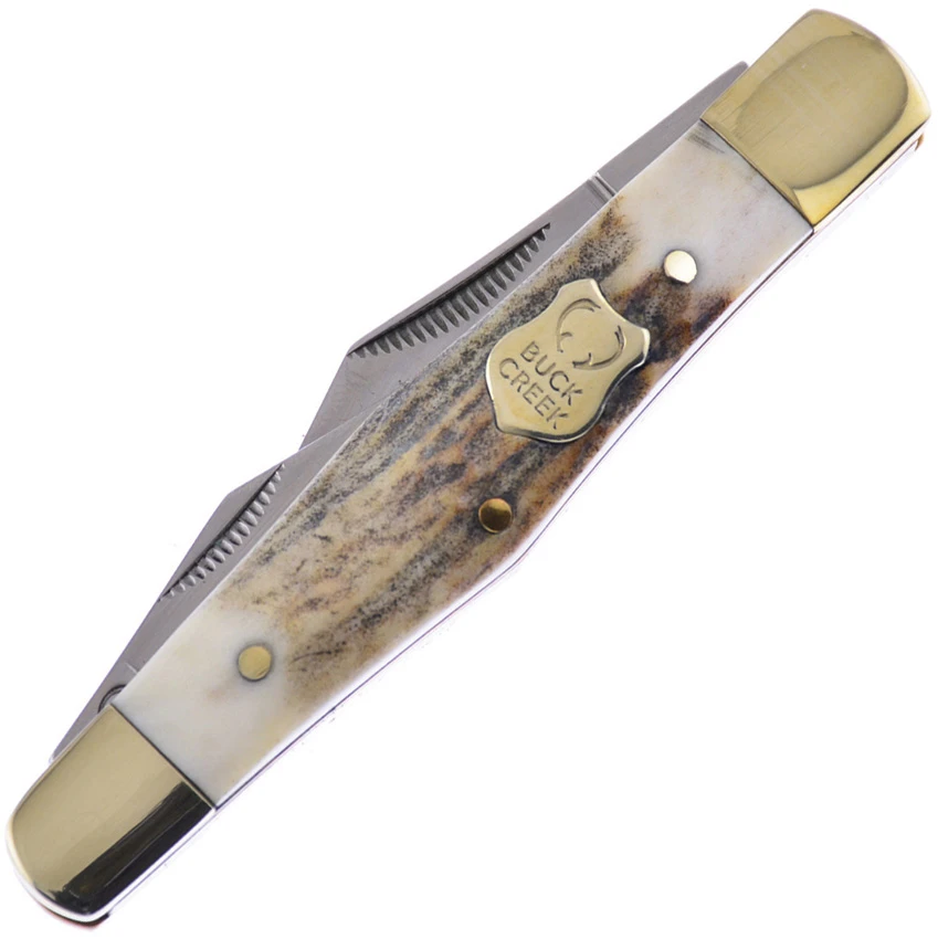 Buck Creek Whittler Pocket Knife 3.5" Deer Stag, Buck Creek Whittler Pocket Knife 3.5" Deer Stag for Sale, Buck Creek Whittler Pocket Knife 3.5" Deer Stag