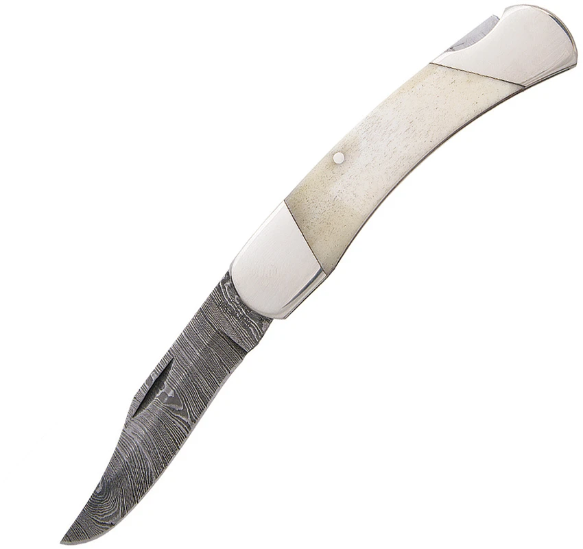 Bear & Son Lockback Knife 3.75" Smooth White Bone WSB05D, Bear & Son Lockback Knife 3.75" Smooth White Bone WSB05D for Sale, Bear & Son Lockback Knife 3.75" Smooth White Bone WSB05D