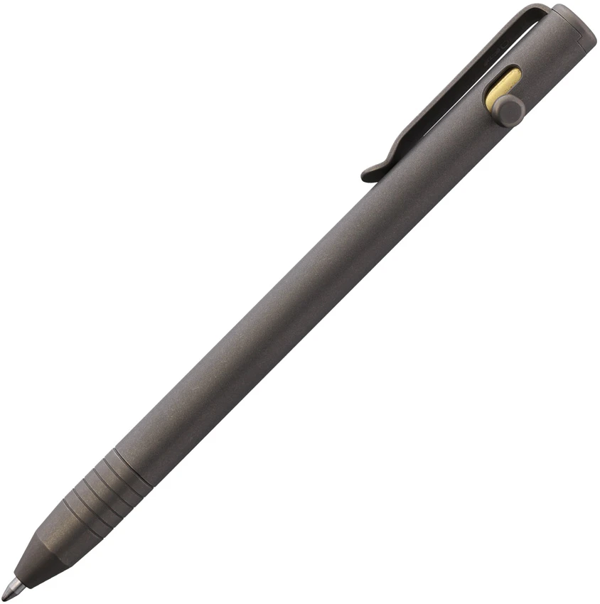 Big Idea Design Slim Bolt Action Pen - Stonewashed Titanium, Big Idea Design Slim Bolt Action Pen - Stonewashed Titanium for Sale, Big Idea Design Slim Bolt Action Pen - Stonewashed Titanium