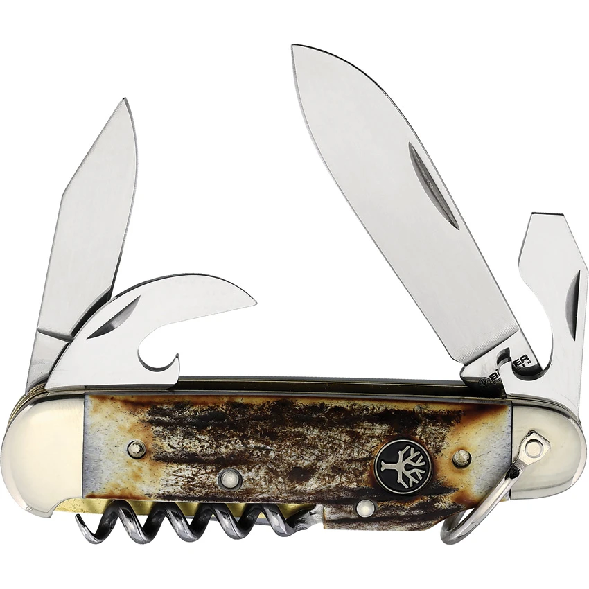 Boker Camp Knife 2.50" Brown Stag 110182HH, Boker Camp Knife 2.50" Brown Stag 110182HH for Sale, Boker Camp Knife 2.50" Brown Stag 110182HH