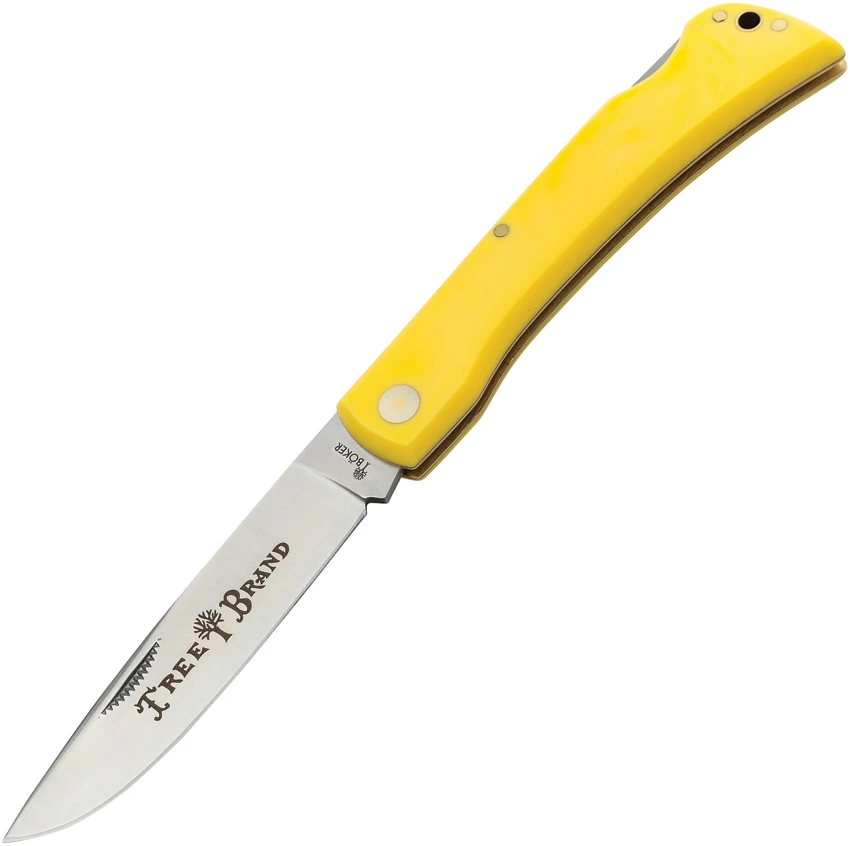 Boker Big Range Buster Lockback Knife Yellow Delrin (3.88" Satin) 110864, Boker Big Range Buster Lockback Knife Yellow Delrin (3.88" Satin) 110864 for Sale, Boker Big Range Buster Lockback Knife Yellow Delrin (3.88" Satin) 110864