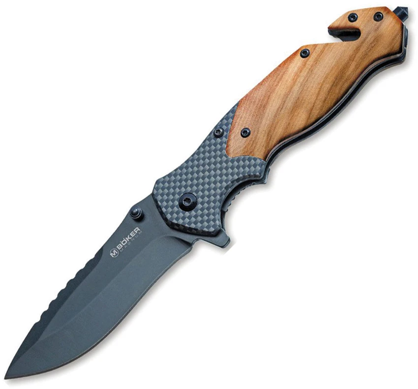 Boker Magnum Blomkvist Liner Lock Knife Olive Wood (3.3" Black) 01MB736, Boker Magnum Blomkvist Liner Lock Knife Olive Wood (3.3" Black) 01MB736 for Sale, Boker Magnum Blomkvist Liner Lock Knife Olive Wood (3.3" Black) 01MB736