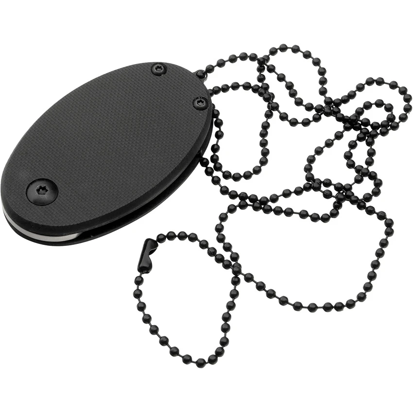 Boker Plus L'Egg Folding Neck Knife Black G-10 w/Chain (1.4" Satin) 01BO198, Boker Plus L'Egg Folding Neck Knife Black G-10 w/Chain (1.4" Satin) 01BO198 for Sale, Boker Plus L'Egg Folding Neck Knife Black G-10 w/Chain (1.4" Satin) 01BO198