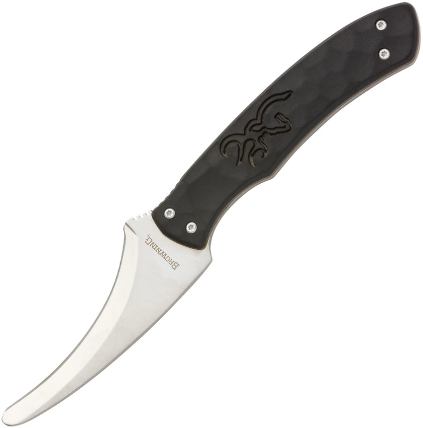 Browning Primal Gut Tool Fixed Blade Knife Black Polymer (3.5" Satin) - Boxed, Browning Primal Gut Tool Fixed Blade Knife Black Polymer (3.5" Satin) - Boxed for Sale, Browning Primal Gut Tool Fixed Blade Knife Black Polymer (3.5" Satin) - Boxed