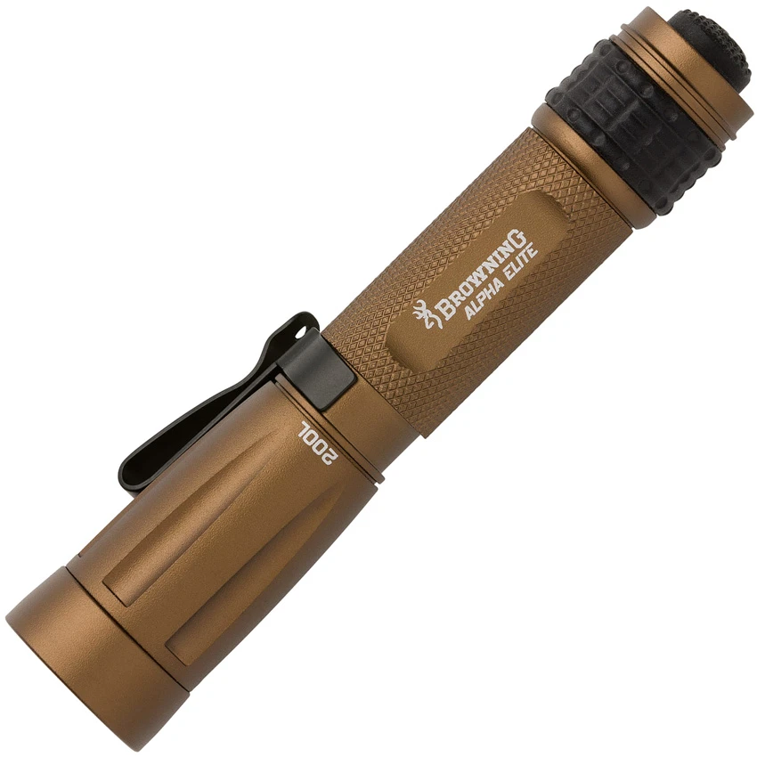 Browning Alpha Elite Flashlight Brown Aluminum (200 lumens), Browning Alpha Elite Flashlight Brown Aluminum (200 lumens) for Sale, Browning Alpha Elite Flashlight Brown Aluminum (200 lumens)