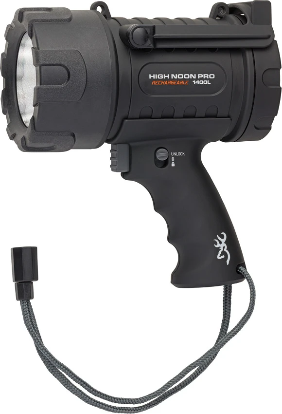 Browning High Noon Pro USB Rechargeable Black Polymer Flashlight, Browning High Noon Pro USB Rechargeable Black Polymer Flashlight for Sale, Browning High Noon Pro USB Rechargeable Black Polymer Flashlight
