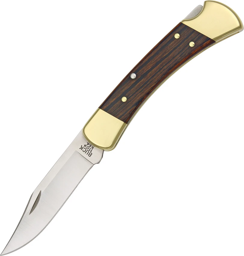 Buck 110 Lockback Knife Crelicam Ebony Wood (3.75" Satin), Buck 110 Lockback Knife Crelicam Ebony Wood (3.75" Satin) for Sale, Buck 110 Lockback Knife Crelicam Ebony Wood (3.75" Satin)