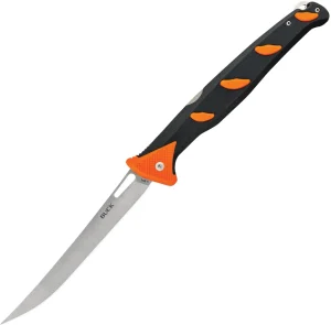 Buck Hookset Fresh Folding Fillet Knife Gray/Orange (6.5" Satin) 0148ORS, Buck Hookset Fresh Folding Fillet Knife Gray/Orange (6.5" Satin) 0148ORS for Sale, Buck Hookset Fresh Folding Fillet Knife Gray/Orange (6.5" Satin) 0148ORS