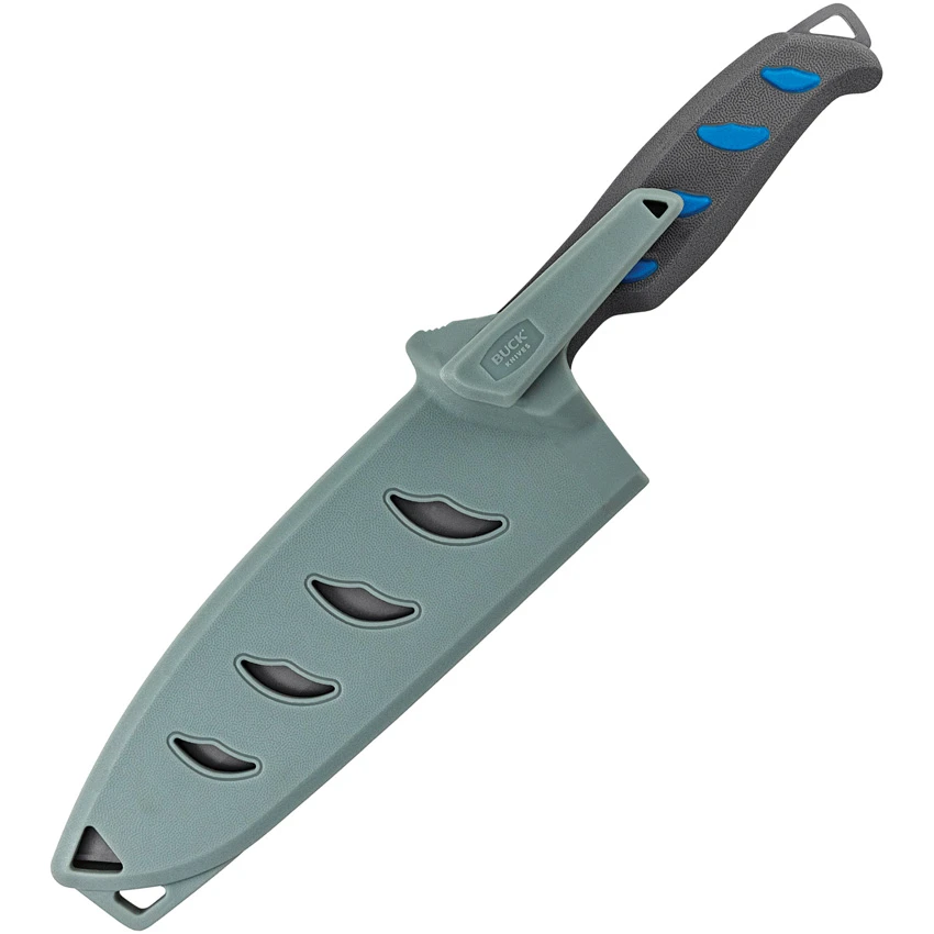 Buck Hookset Salt Cleaver Knife Blue/Gray (7" Gray) 0150BLS, Buck Hookset Salt Cleaver Knife Blue/Gray (7" Gray) 0150BLS for Sale, Buck Hookset Salt Cleaver Knife Blue/Gray (7" Gray) 0150BLS