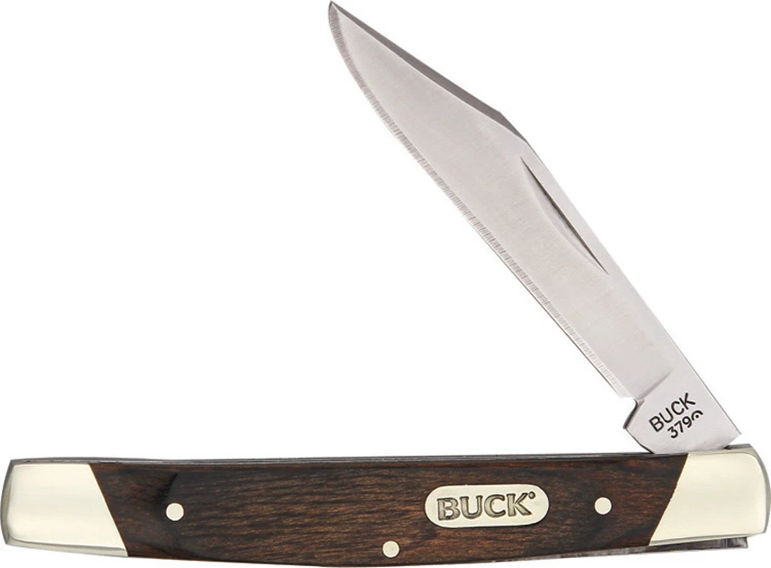Buck Solo Slip Joint Knife 3" Wood 0379BRS, Buck Solo Slip Joint Knife 3" Wood 0379BRS for Sale, Buck Solo Slip Joint Knife 3" Wood 0379BRS