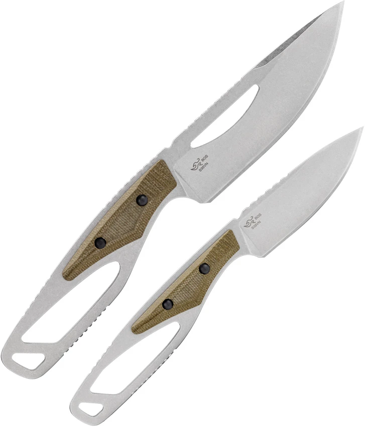 Buck Knives 631/635 Paklite Field Kit OD Green Micarta (Set of 2), Buck Knives 631/635 Paklite Field Kit OD Green Micarta (Set of 2) for Sale, Buck Knives 631/635 Paklite Field Kit OD Green Micarta (Set of 2)