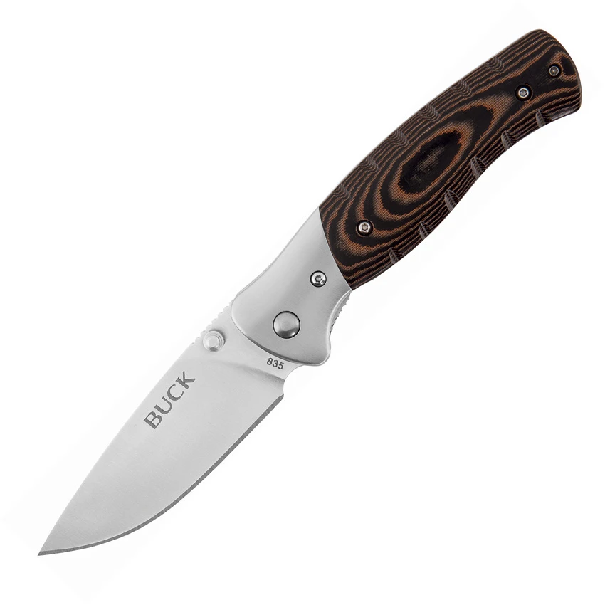Buck Small Folding Selkirk Knife Micarta (3.25" Satin) 0835BRS-B, Buck Small Folding Selkirk Knife Micarta (3.25" Satin) 0835BRS-B for Sale, Buck Small Folding Selkirk Knife Micarta (3.25" Satin) 0835BRS-B