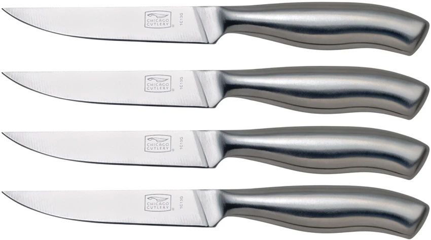 Chicago Cutlery Insignia Steel 4.5" Steak Knives Stainless Steel (4 Pieces), Chicago Cutlery Insignia Steel 4.5" Steak Knives Stainless Steel (4 Pieces) for Sale, Chicago Cutlery Insignia Steel 4.5" Steak Knives Stainless Steel (4 Pieces)