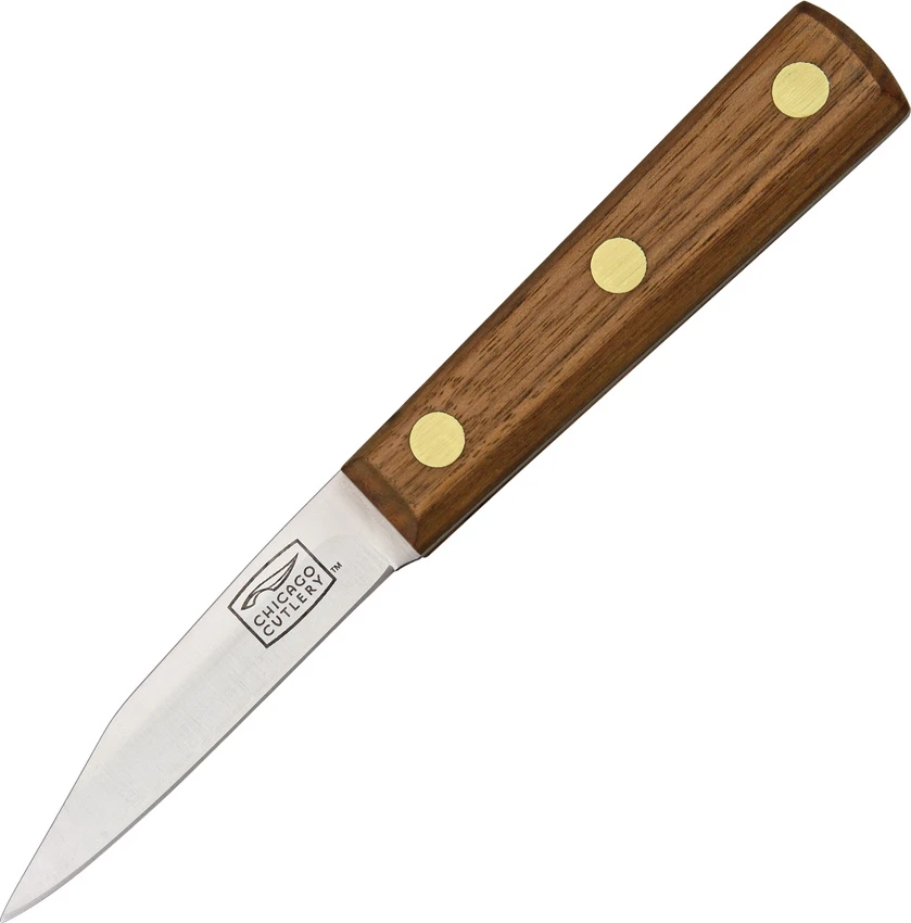 Chicago Cutlery Fixed Blade Paring Knife Walnut Wood (3.1" Satin), Chicago Cutlery Fixed Blade Paring Knife Walnut Wood (3.1" Satin) for Sale, Chicago Cutlery Fixed Blade Paring Knife Walnut Wood (3.1" Satin)