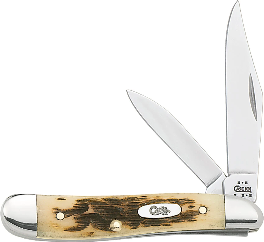 Case Peanut Knife 2.75" Amber Bone (6220 SS) 045, Case Peanut Knife 2.75" Amber Bone (6220 SS) 045 for Sale, Case Peanut Knife 2.75" Amber Bone (6220 SS) 045