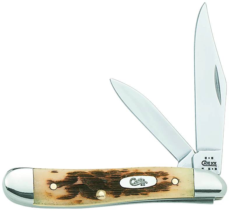 Case Peanut Knife 2.75" Amber Bone (6220 SS) 045, Case Peanut Knife 2.75" Amber Bone (6220 SS) 045 for Sale, Case Peanut Knife 2.75" Amber Bone (6220 SS) 045