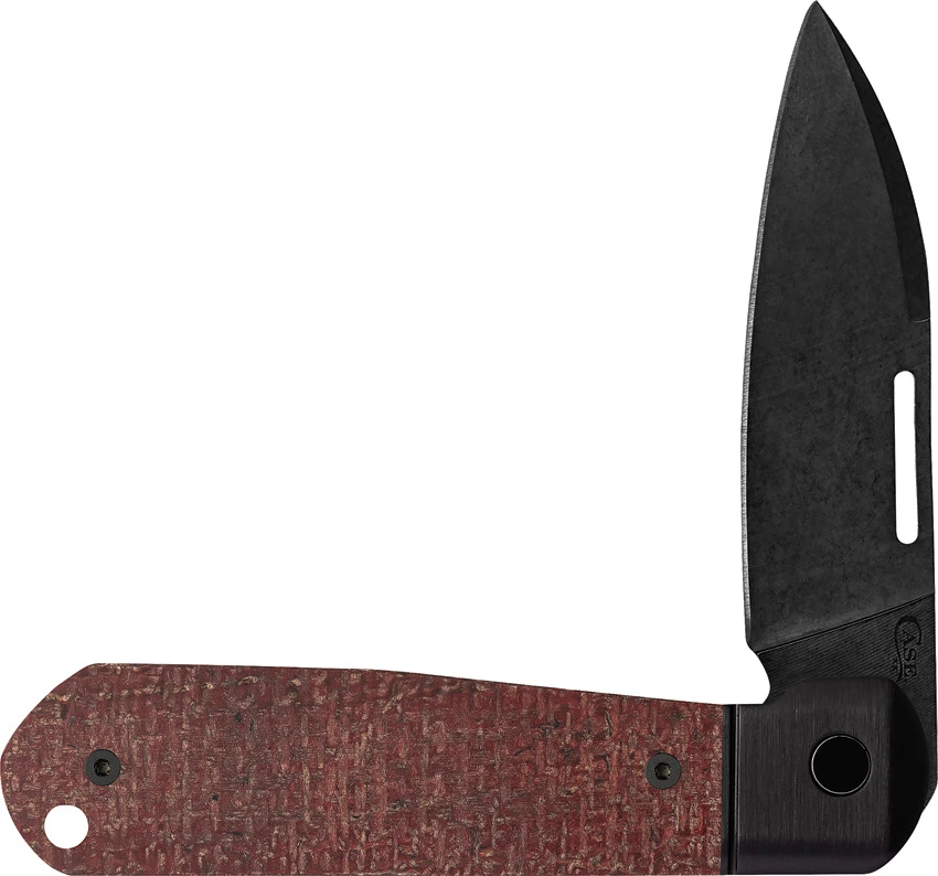 Case Revoindie Bridgeline Knife 3.96" Dark Red Burlap Micarta (Highbanks) 10768, Case Revoindie Bridgeline Knife 3.96" Dark Red Burlap Micarta (Highbanks) 10768 for Sale, Case Revoindie Bridgeline Knife 3.96" Dark Red Burlap Micarta (Highbanks) 10768
